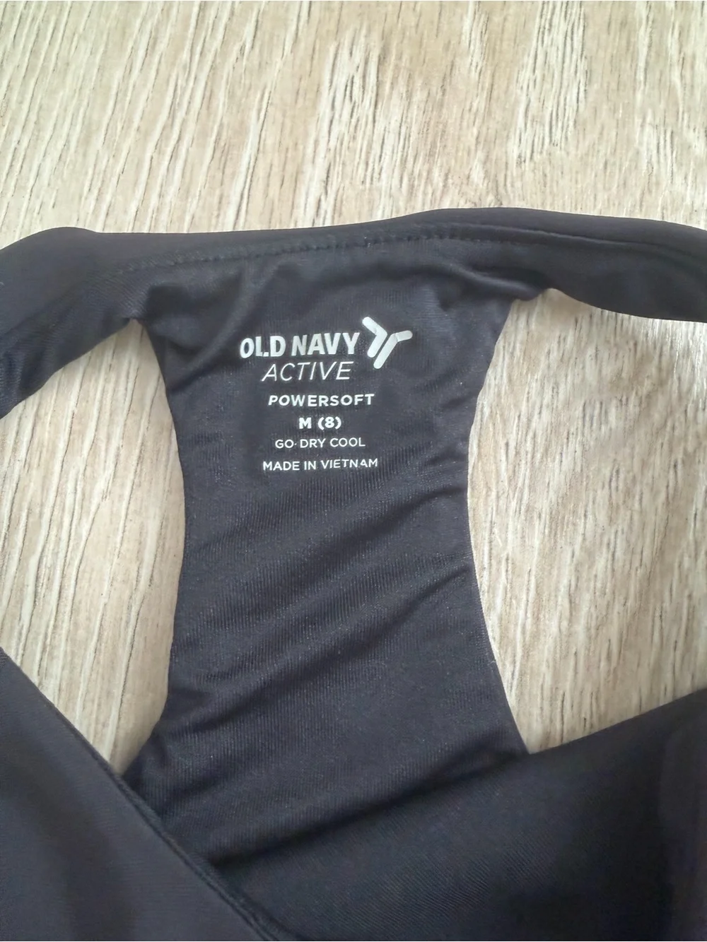 Old Navy Black High-Neck Crop Tank Top
